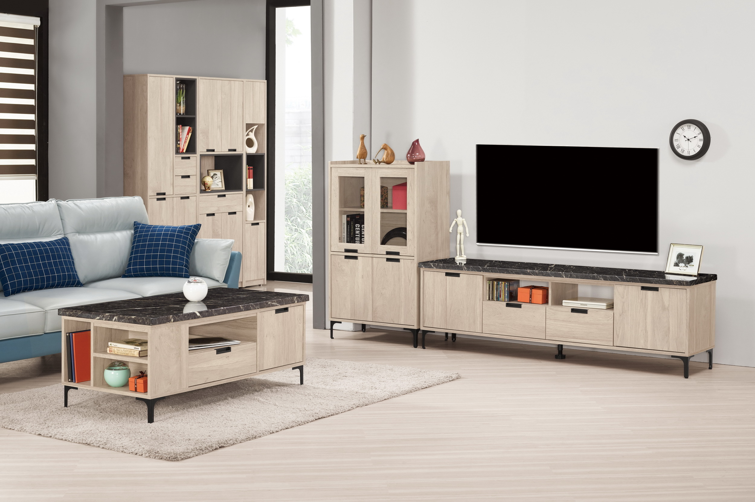 哈莉特8.3尺原石L櫃