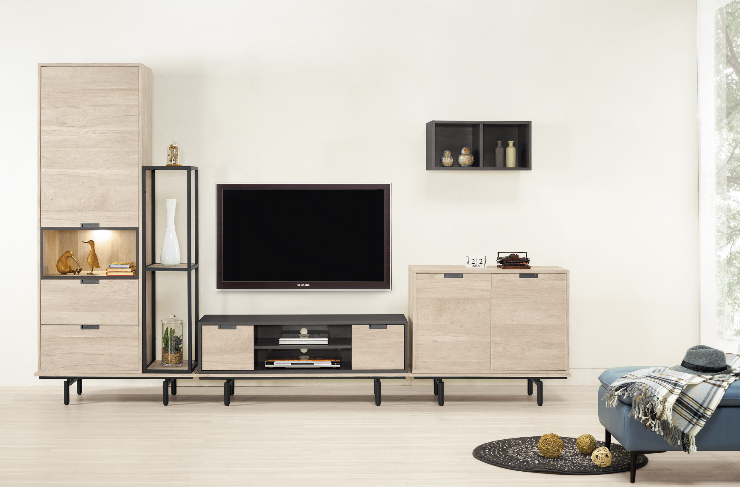 達里歐10尺組合L櫃