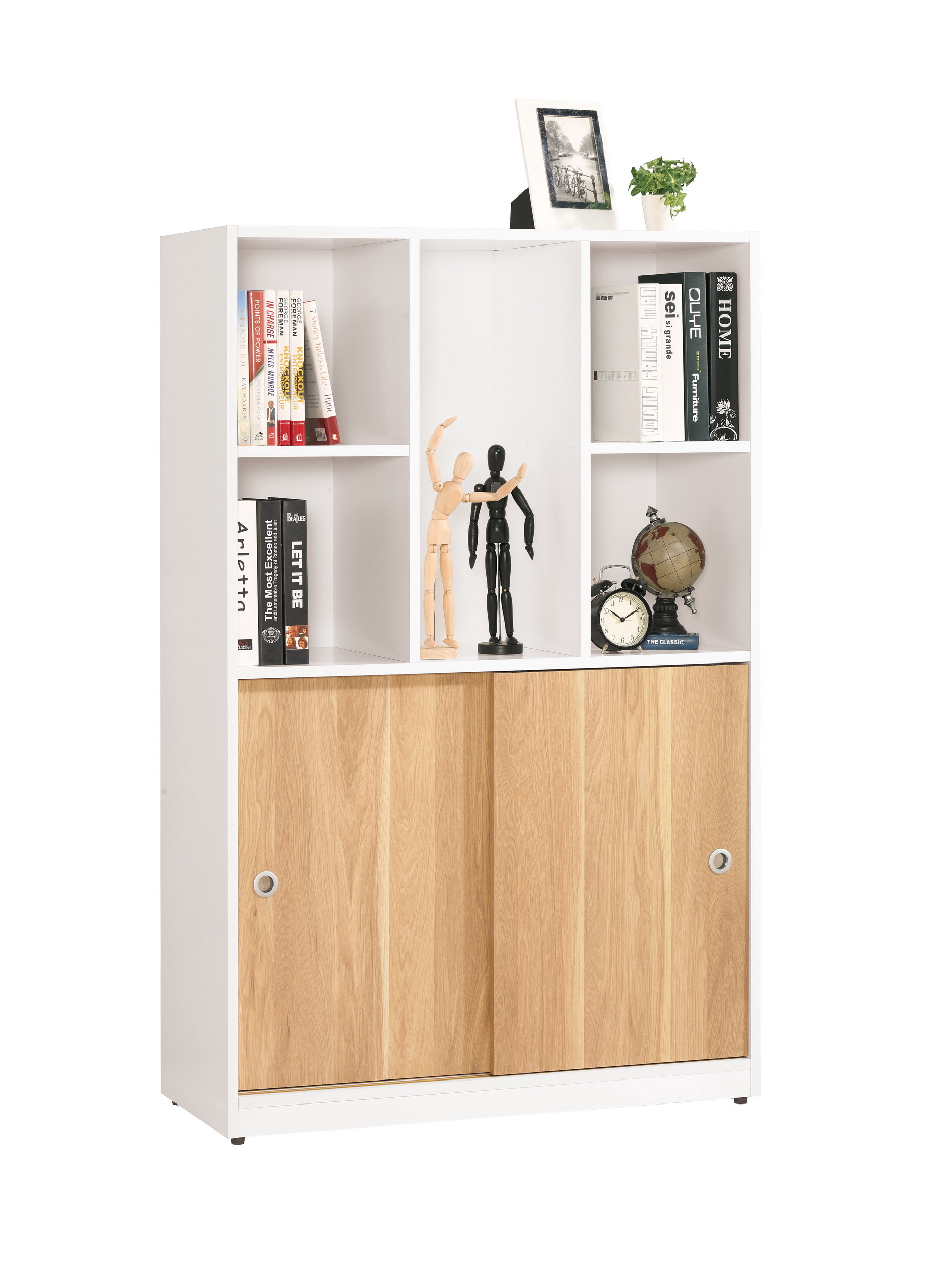 卡爾3尺拉門書櫥