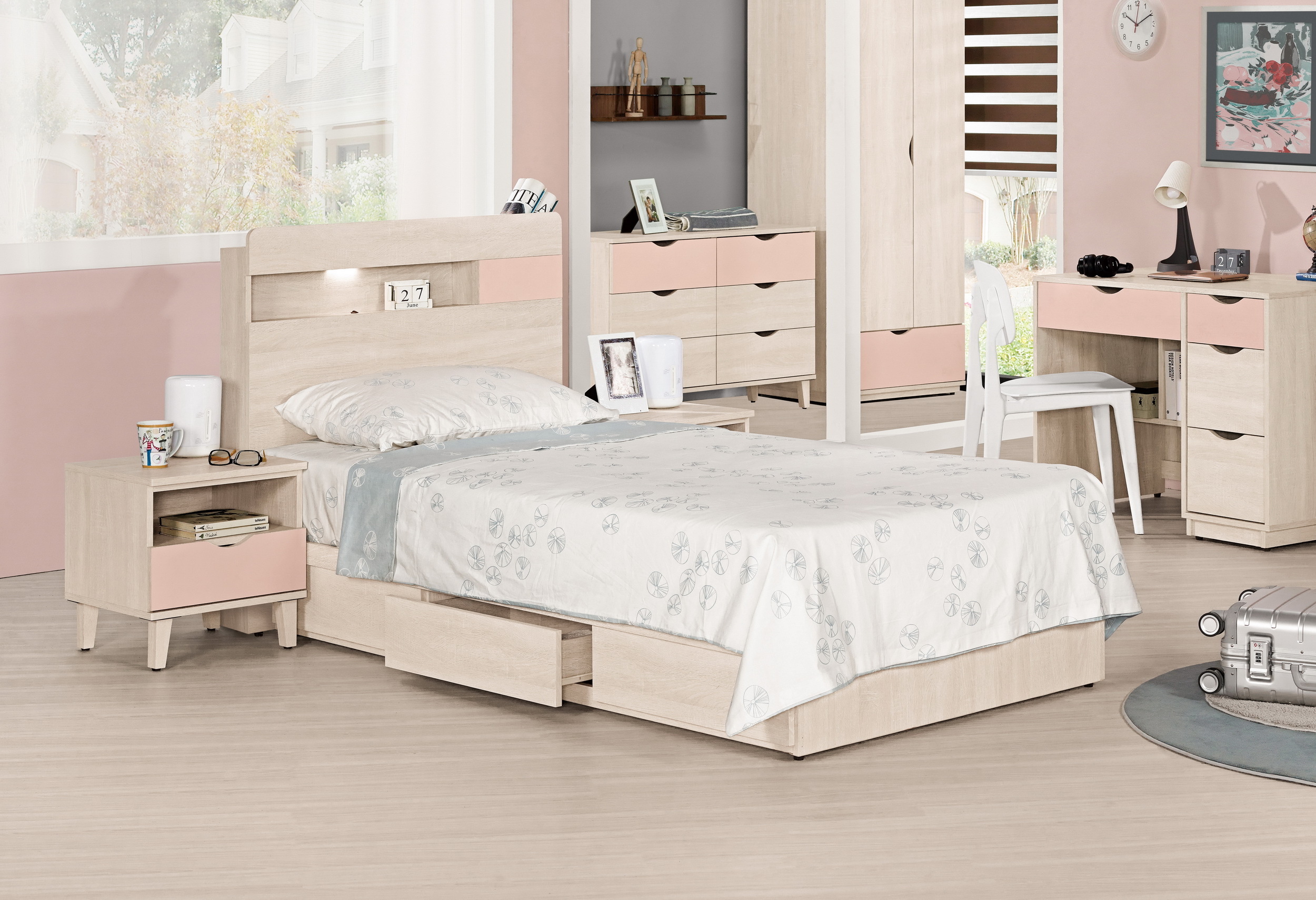 芬娜3.5尺床頭片