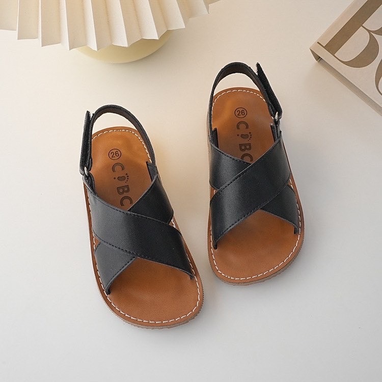極簡百搭韓系兒童涼鞋