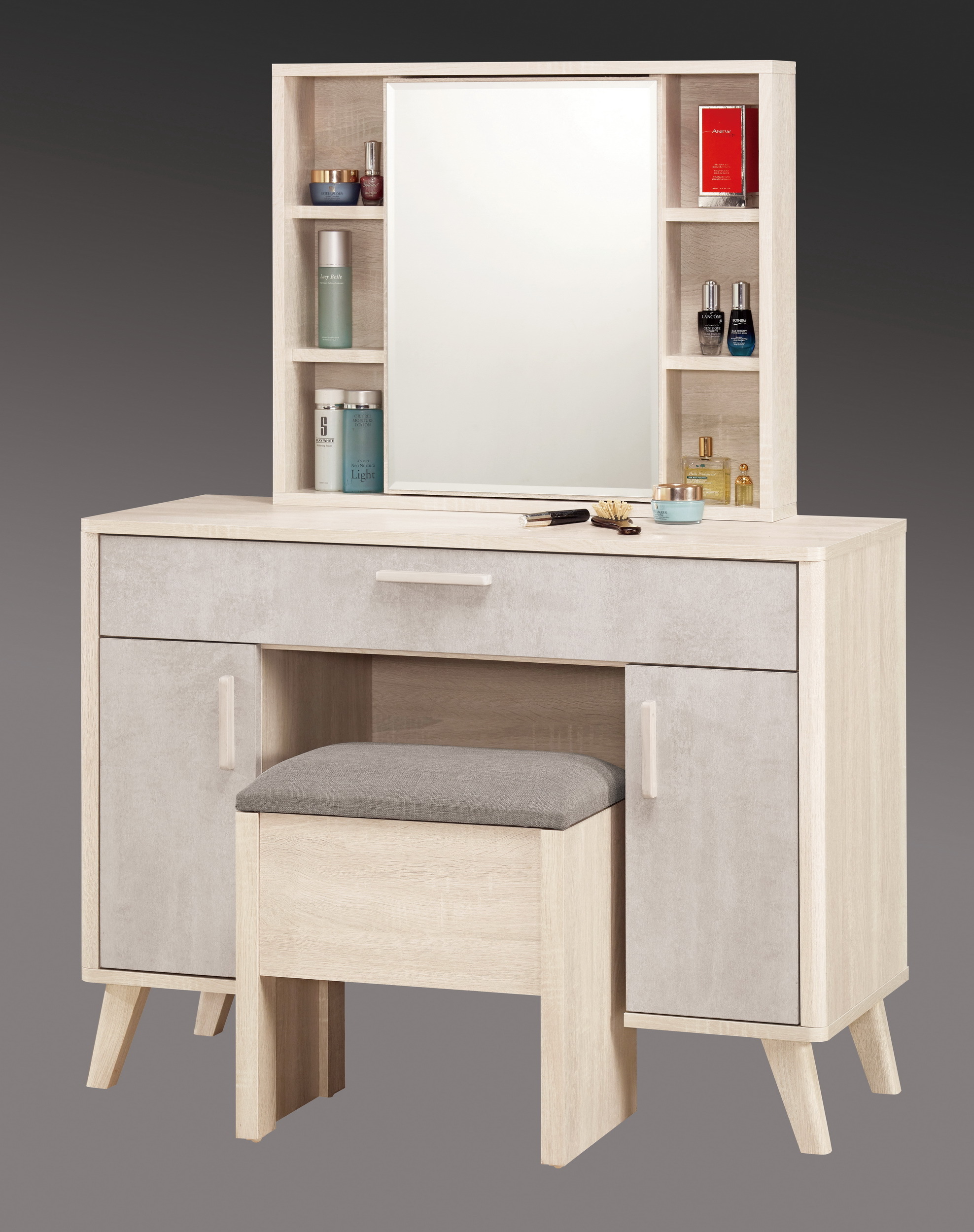 漢斯3.3尺化妝台(全組)