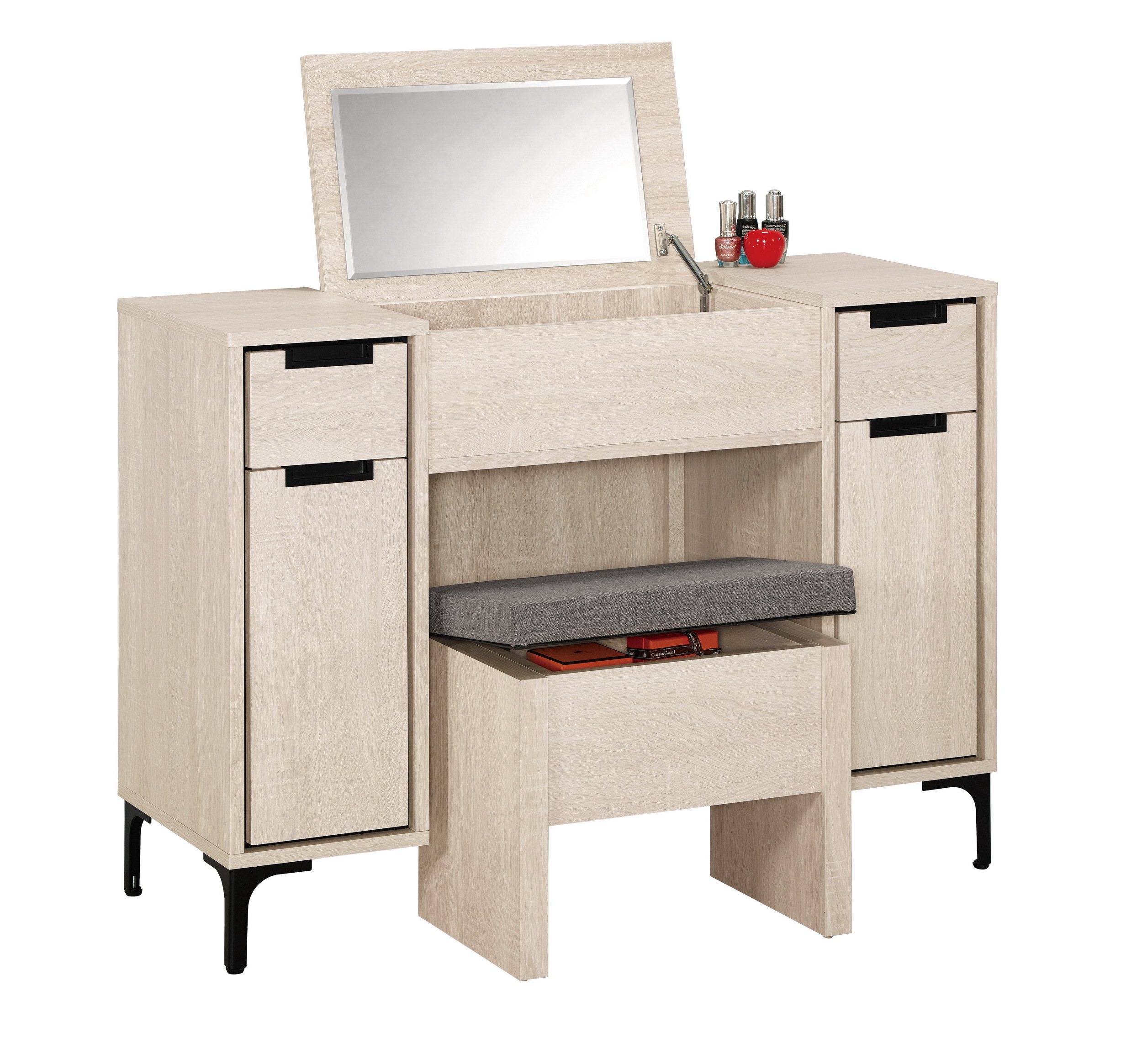 昆提斯3.3尺掀鏡化妝台