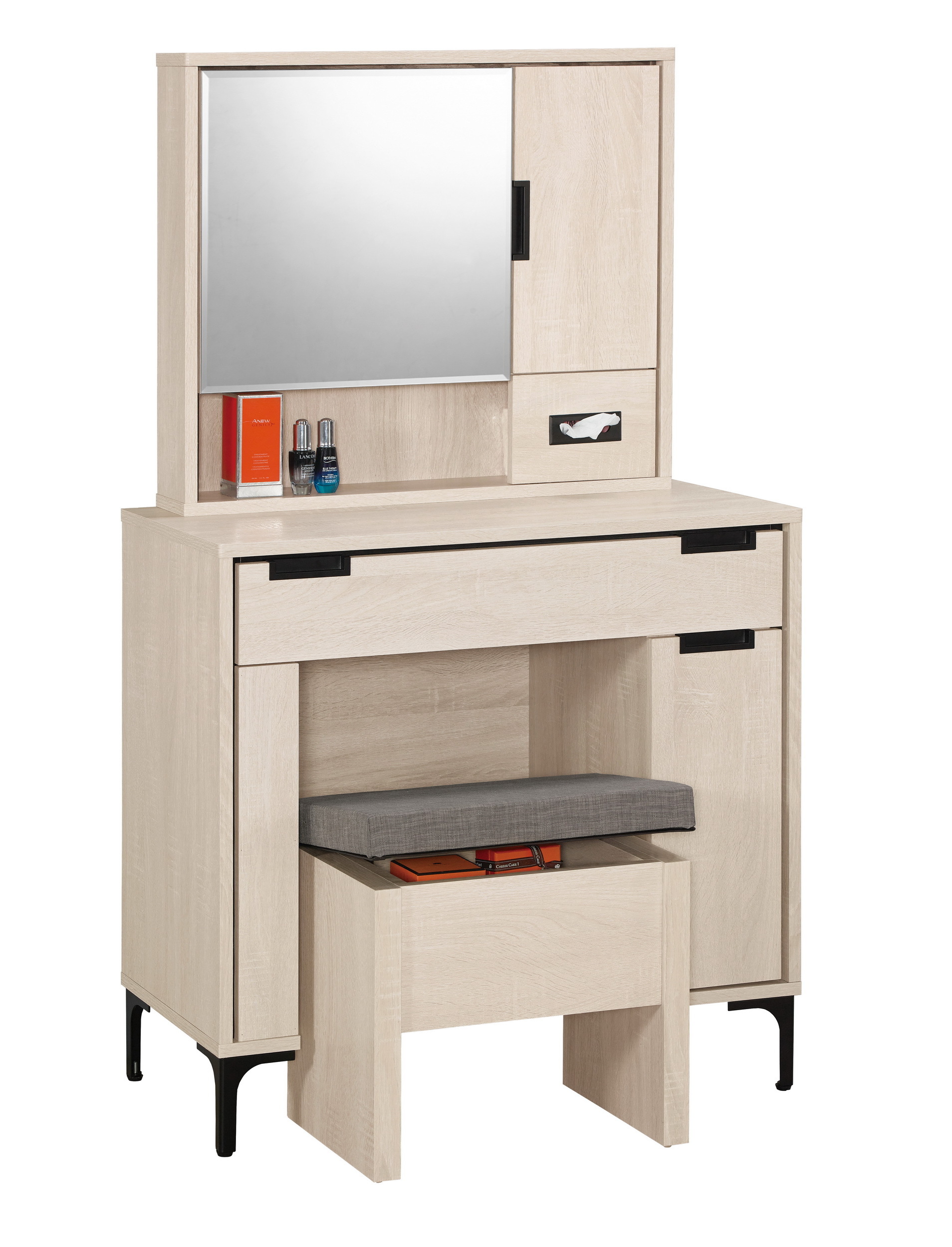 昆提斯2.7尺化妝台(全組)