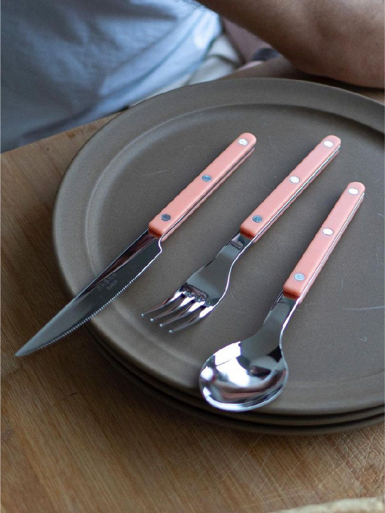 Sabre Beige Bistrot Solid 24-Piece Cutlery Set
