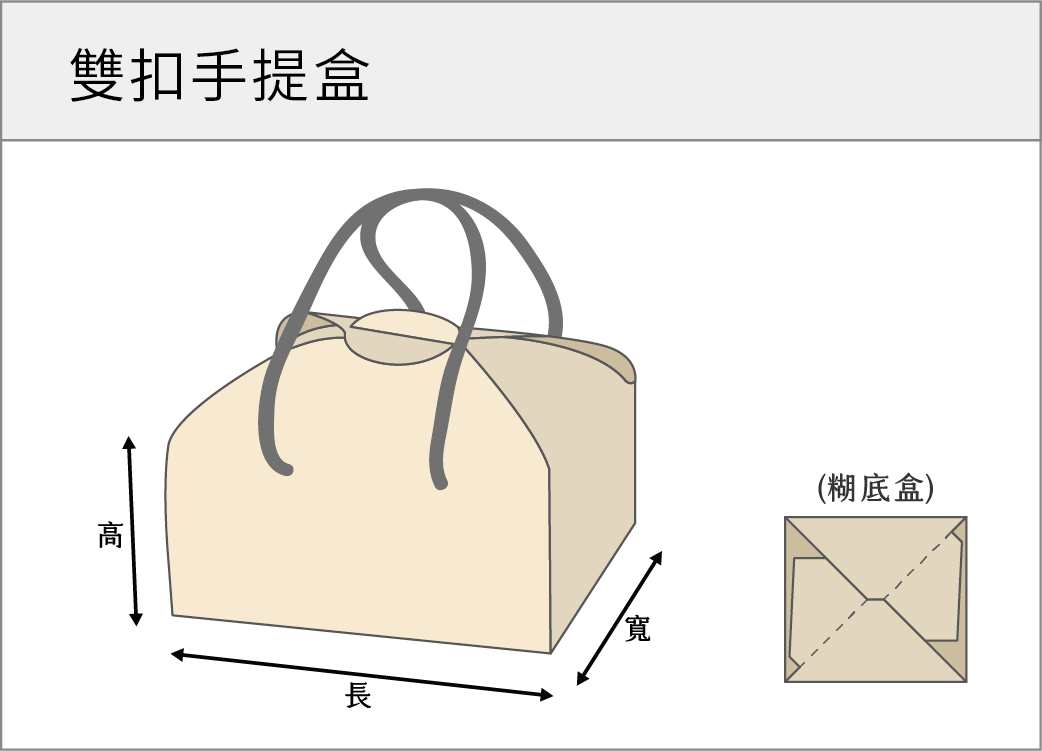 雙扣手提盒