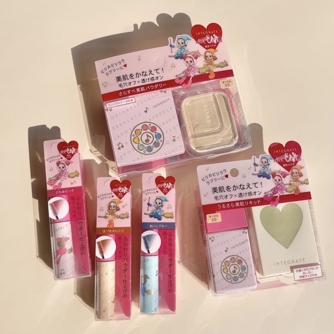 日本資生堂 Integrate x 小魔女DoReMi限定聯乘全系列