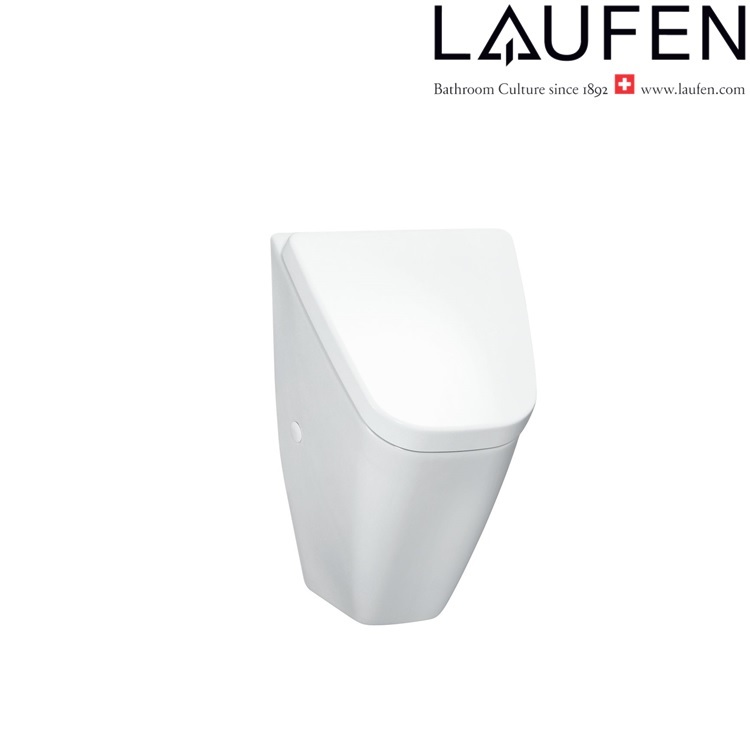 Laufen "Vila" 8.4114.1.000.000.1 + 8.9414.2.300.000.1 Siphonic Urinal with Cover