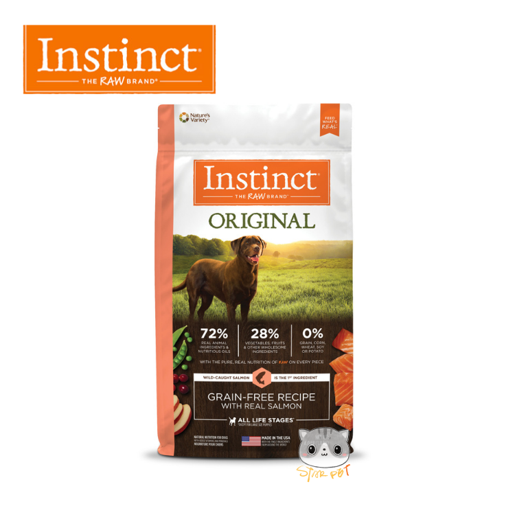 Instinct Grain Free Dry Dog Food - Real Salmon 20lb