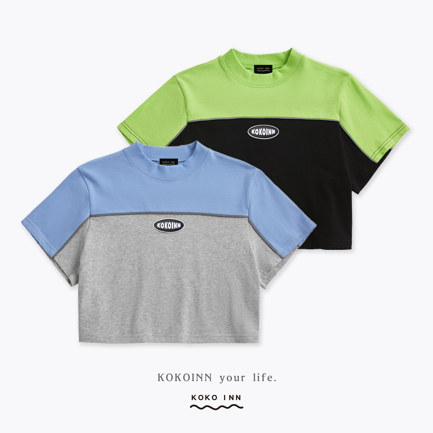 KOKOINN 機能條反光短版上衣