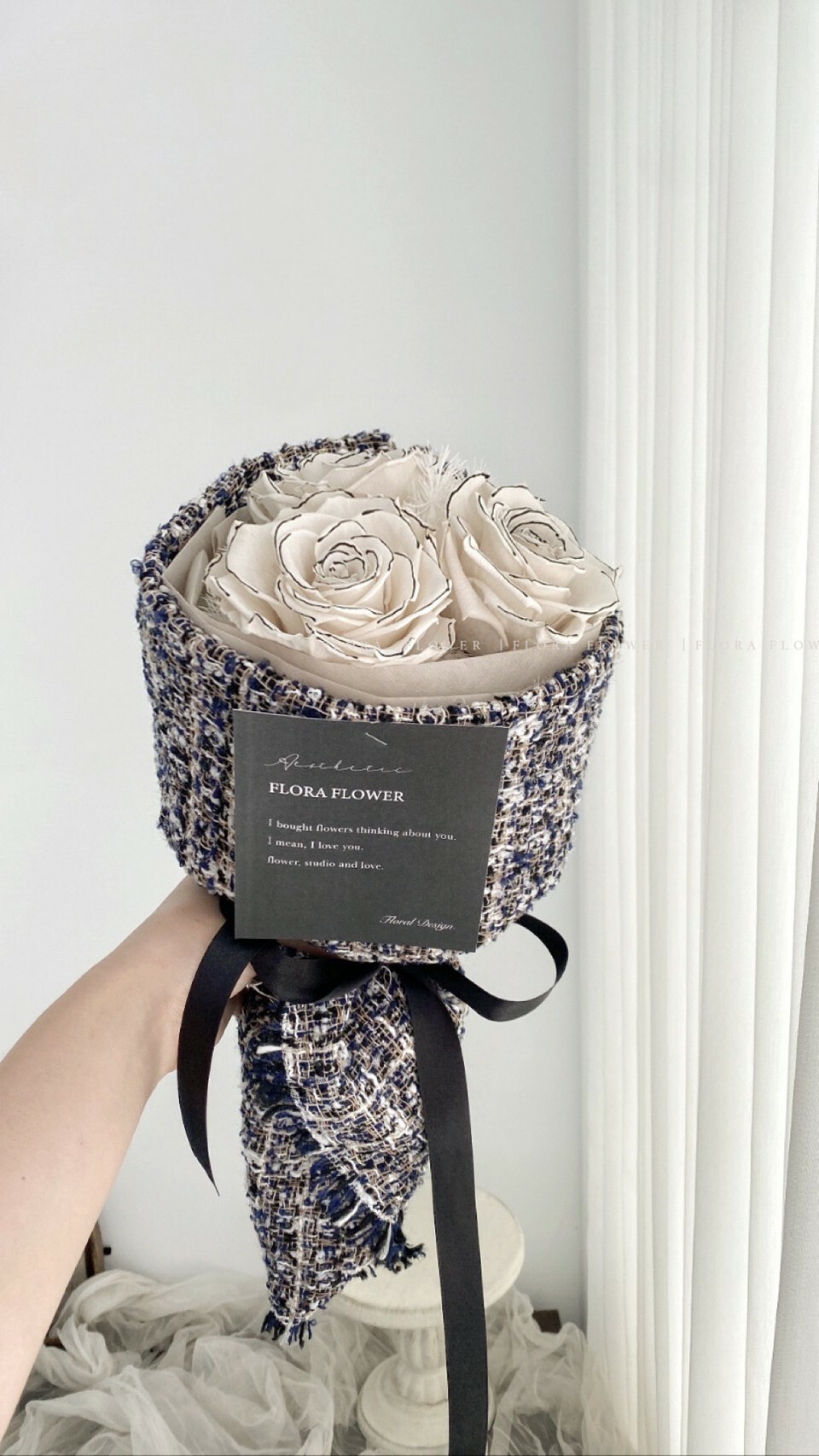 俄羅斯小香永生花束