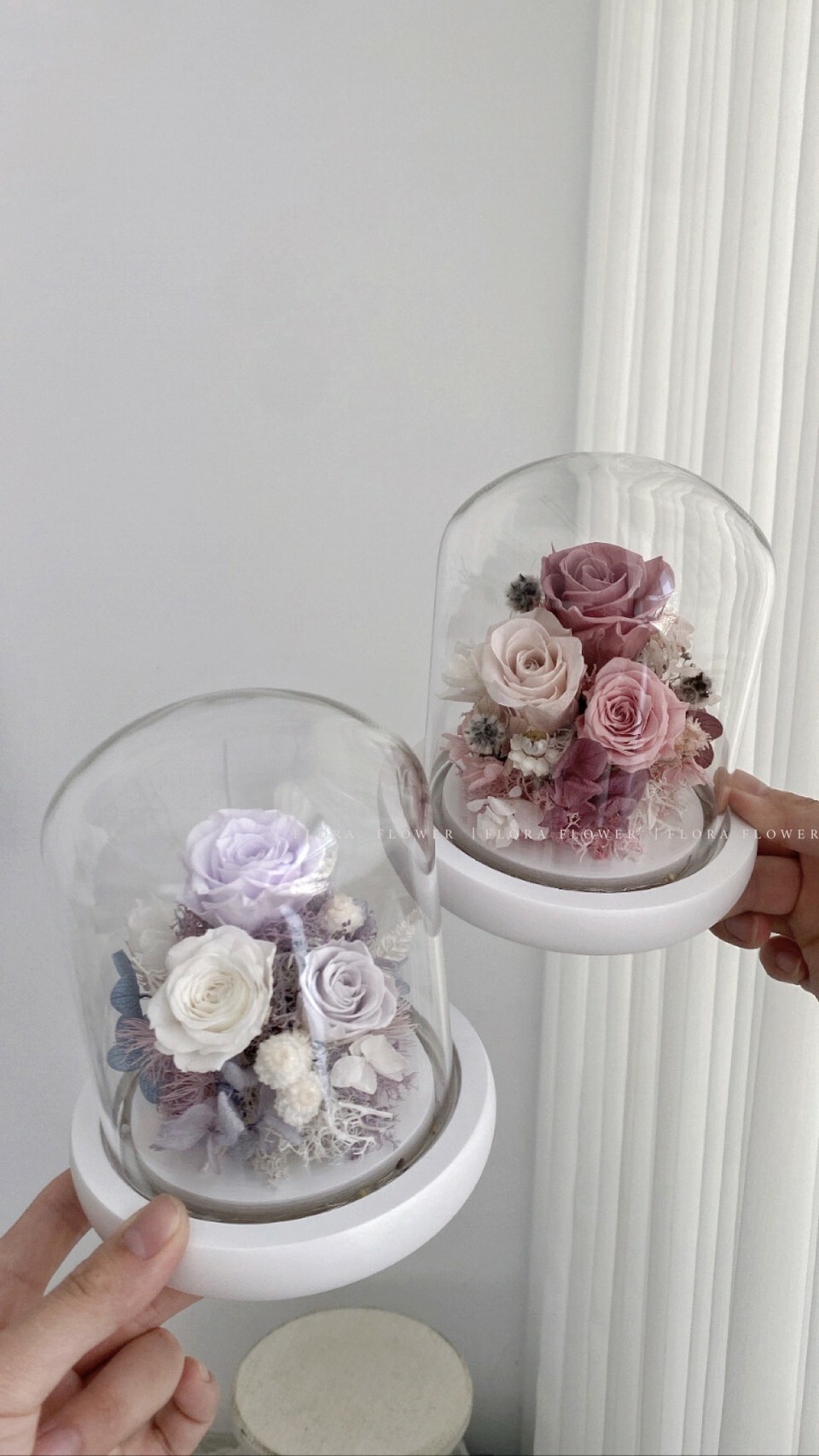 迷你款永生花夜燈