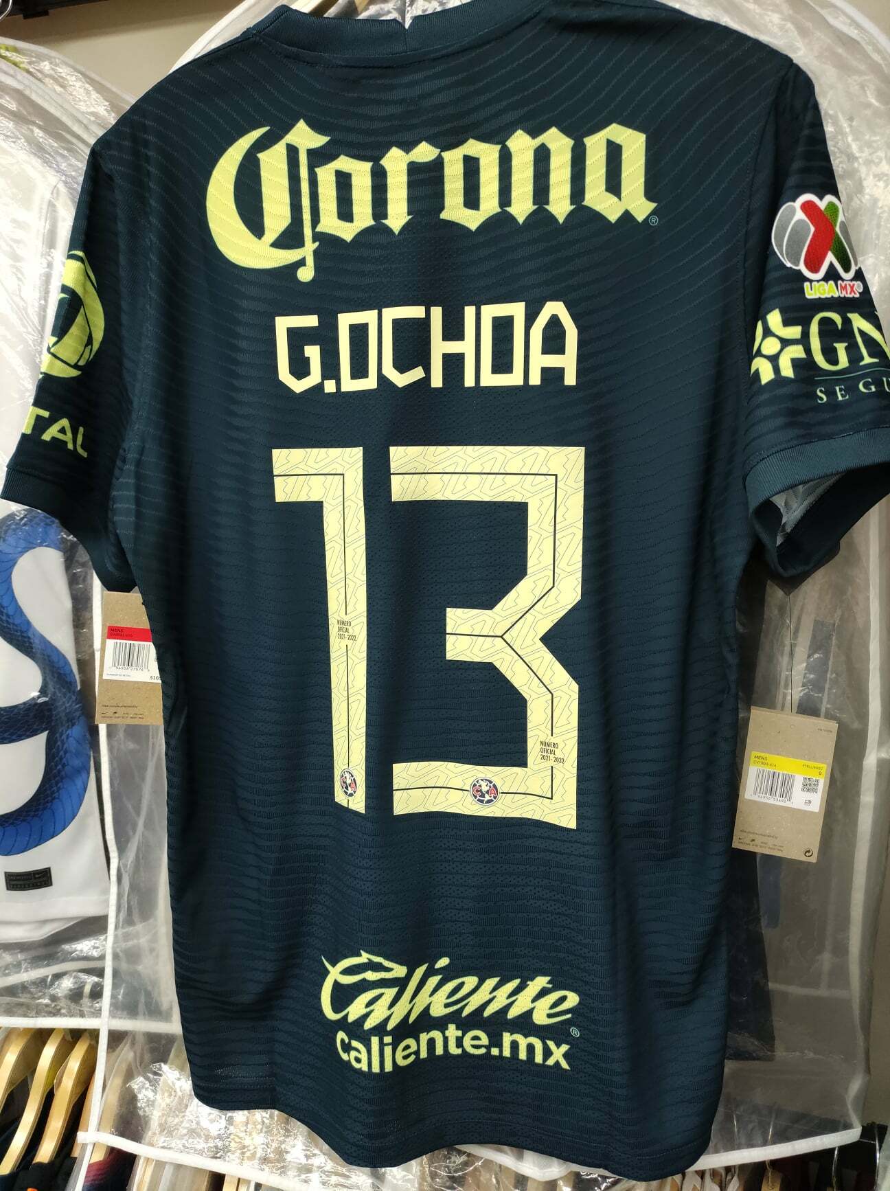 21-22阿美利加作客球員版球衣