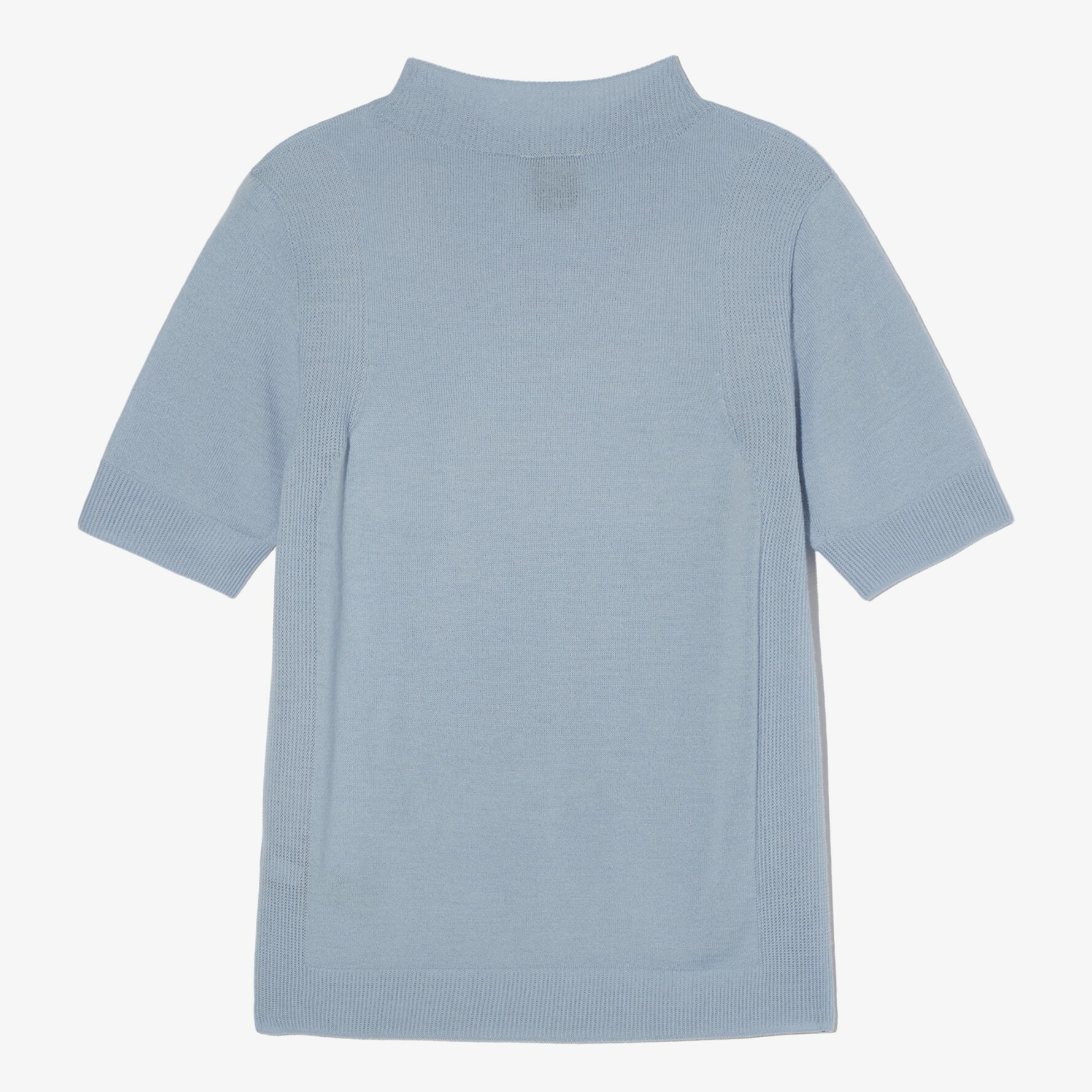 THE NORTH FACE COZY WOOL TURTLENECK 高領 短袖 淺藍  NT7XN30A