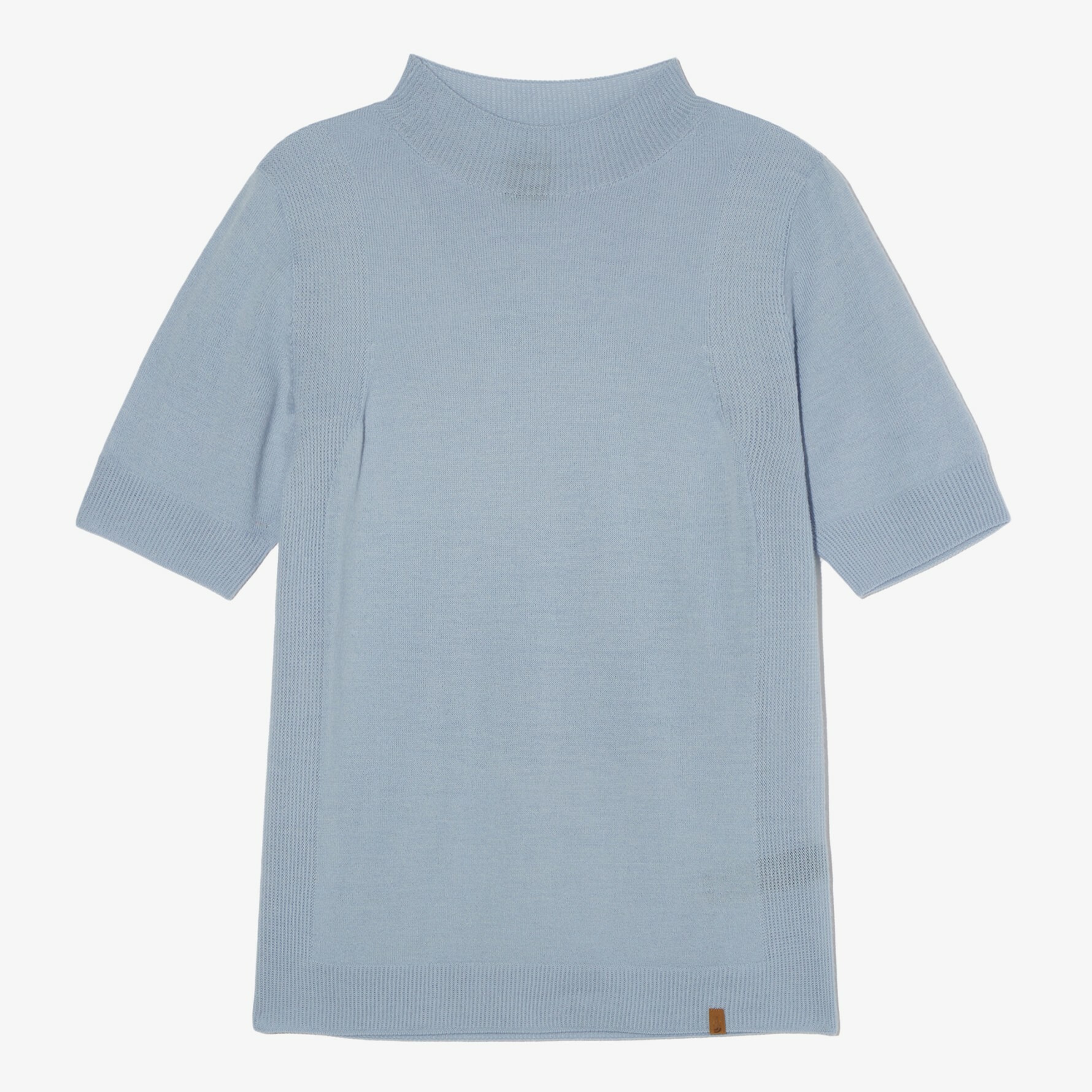 THE NORTH FACE COZY WOOL TURTLENECK 高領 短袖 淺藍  NT7XN30A