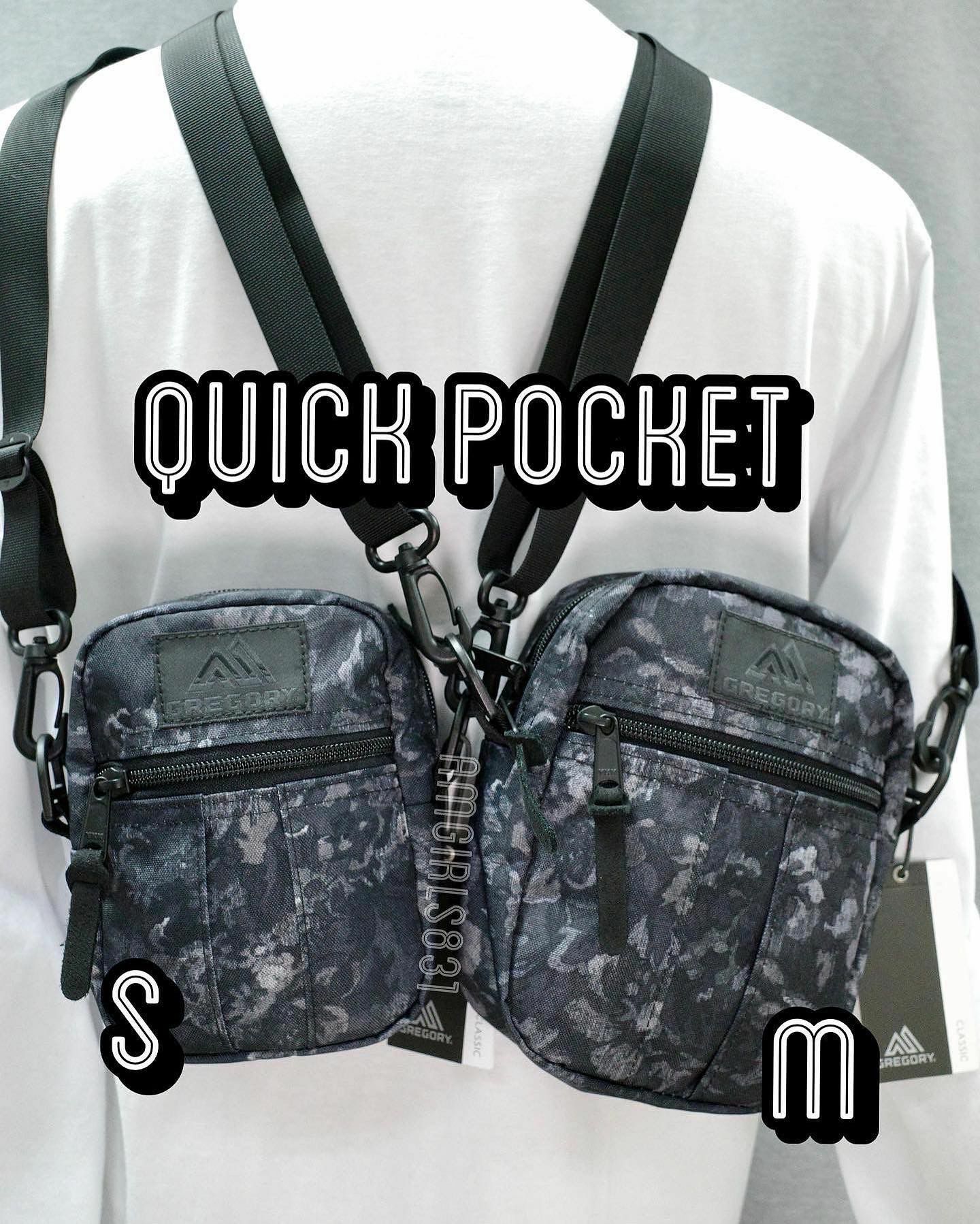 Gregory Quick Pocket S/M Black Tapestry