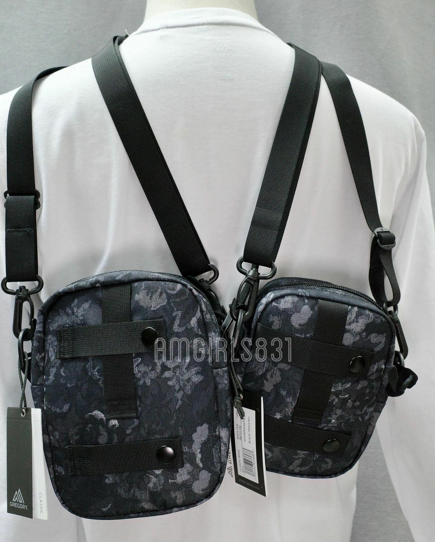 Gregory Quick Pocket S/M Black Tapestry