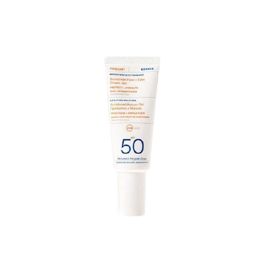 korres yoghurt spf 50 face eyes