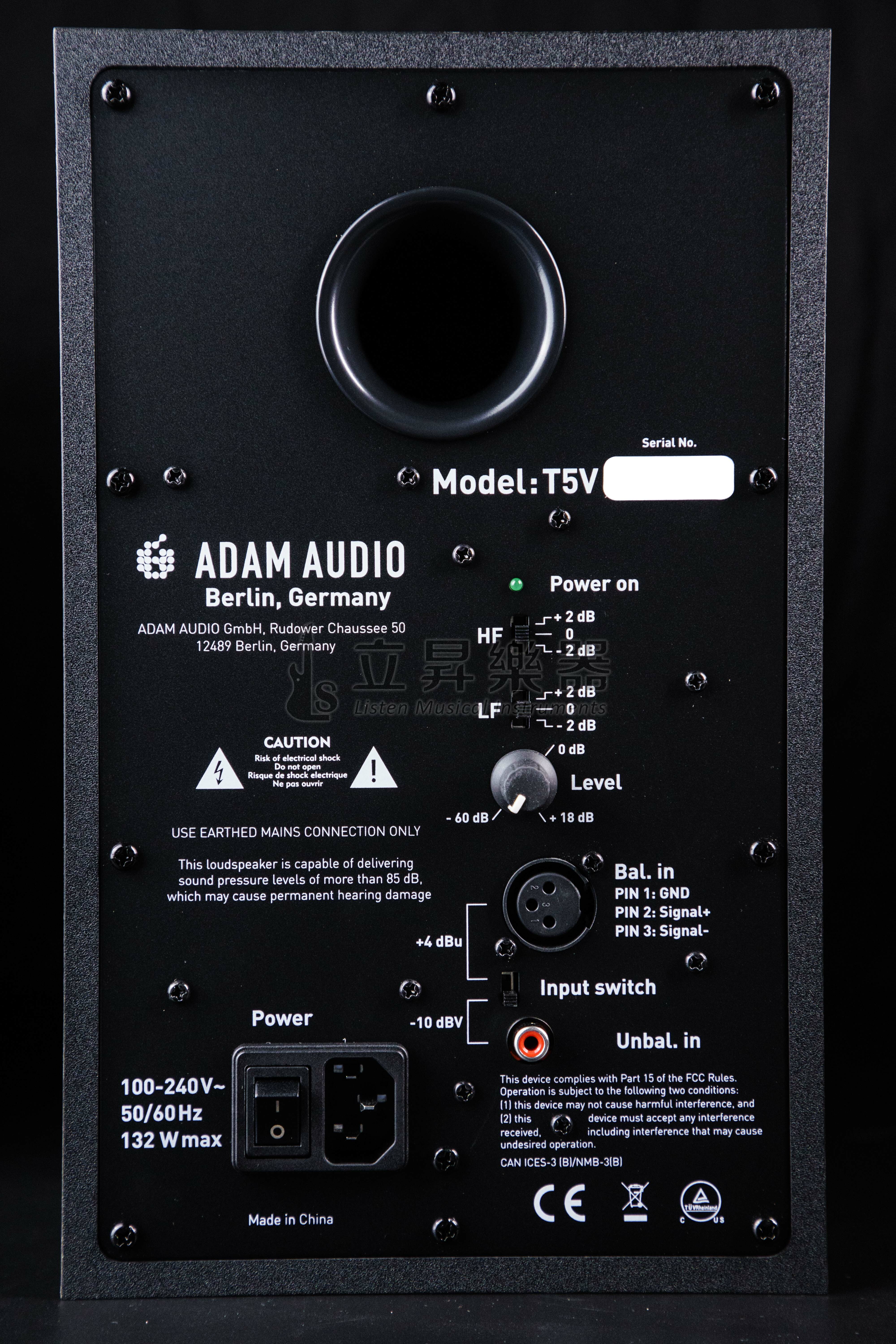 監聽喇叭 Adam Audio T5V Studio Monitor 5吋監聽喇叭 第 6 張圖片｜三峽錄音 / 音響