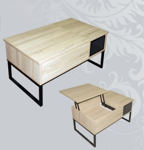 32吋白橡木色茶几 (ES-012-812)