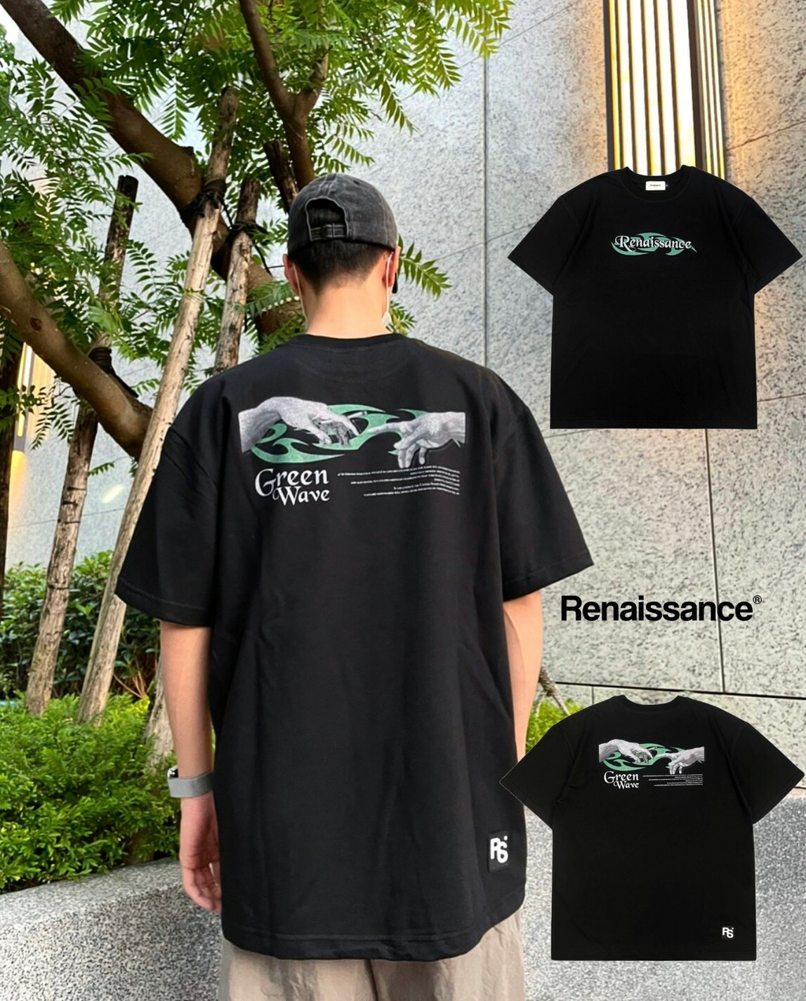 RENAISSANCE 420限定 創世紀 綠色浪潮 短袖 T