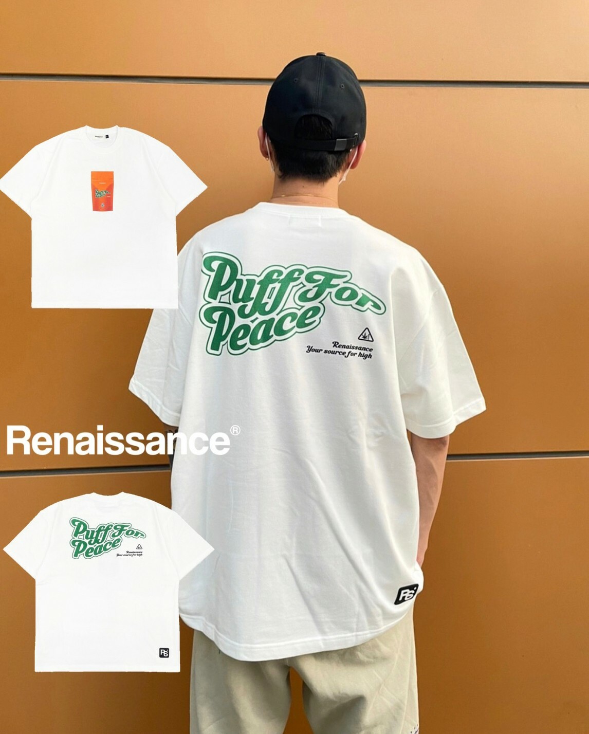 RENAISSANCE 420限定款 大麻包裝 短袖 T “ 420 CANNABIS PACKAGING TEE “