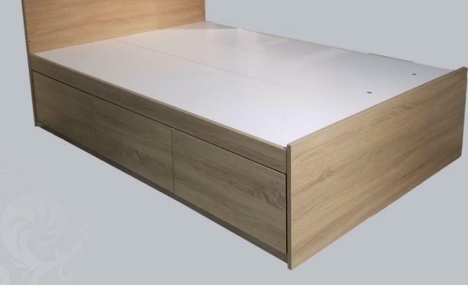 WP-01-BW 科技布屏三櫃桶床