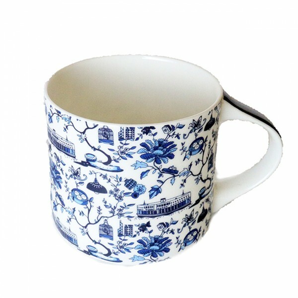 FAUX X MARIKO JESSE hong kong toile bone china collection - mug