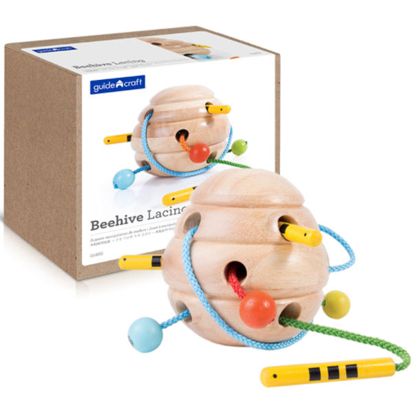 木制穿線蜂窩玩具 QG6802