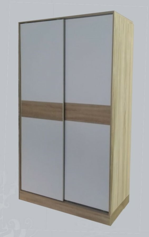 WP-03-BW系列 3尺/4尺白橡木色趟門衣櫃