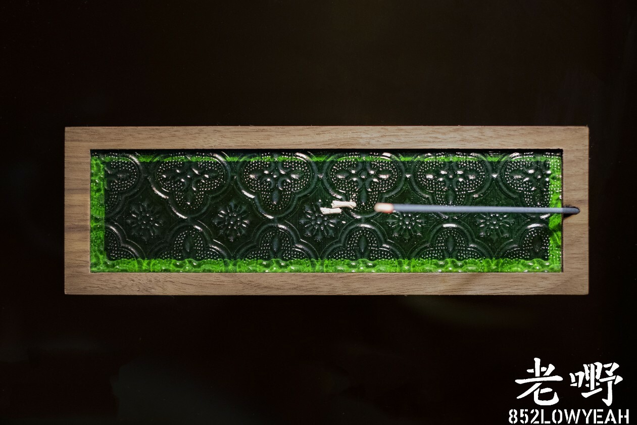 「香港老嘢」- 壓花玻璃款香薰插丨日本進口線香丨長短款可選丨新品復古壓花