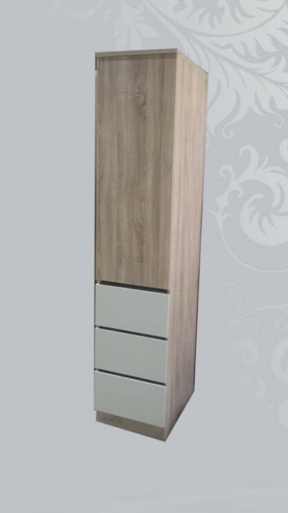 WP-04-BW系列 18/24吋白橡木色衣櫃