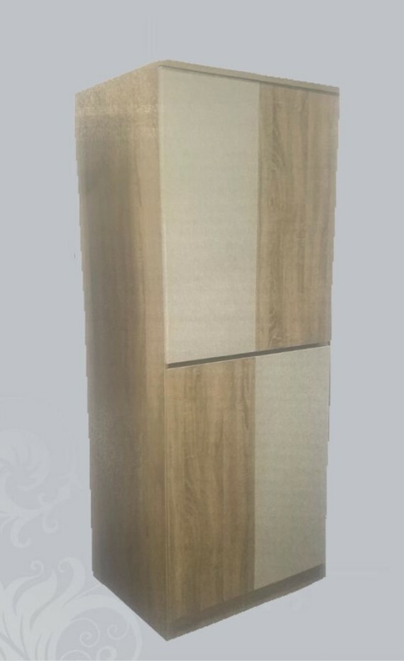 WP-04-BW30 30吋白橡木色四掩門衣櫃