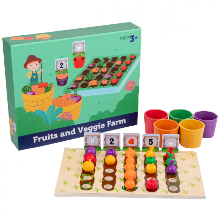 蔬果農場顏色分類教具 AL-64956