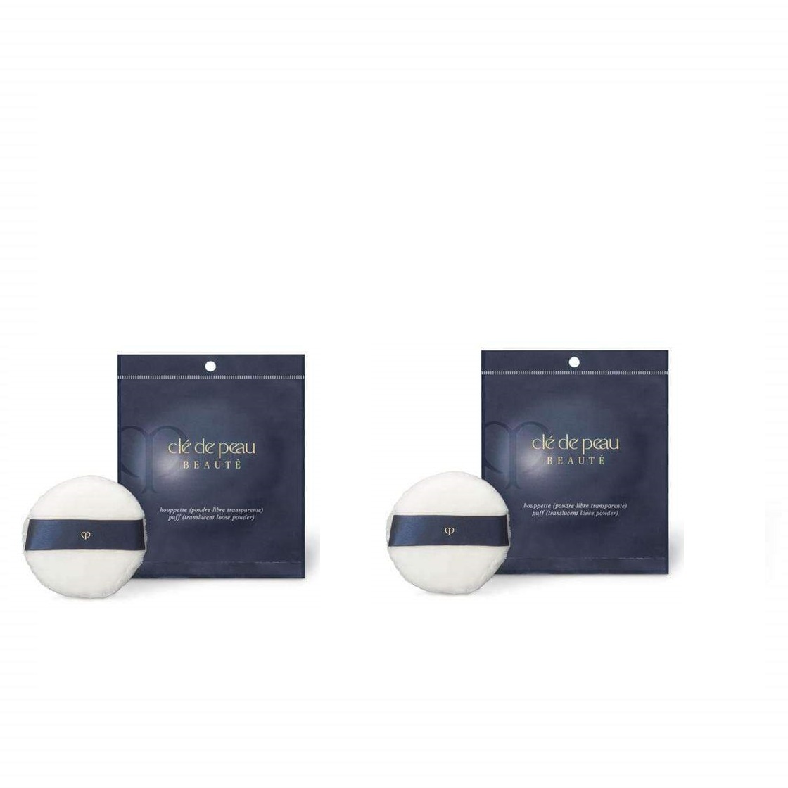 (2pc) Cle de Peau Beaute 透明碎粉密粉 定妝粉撲