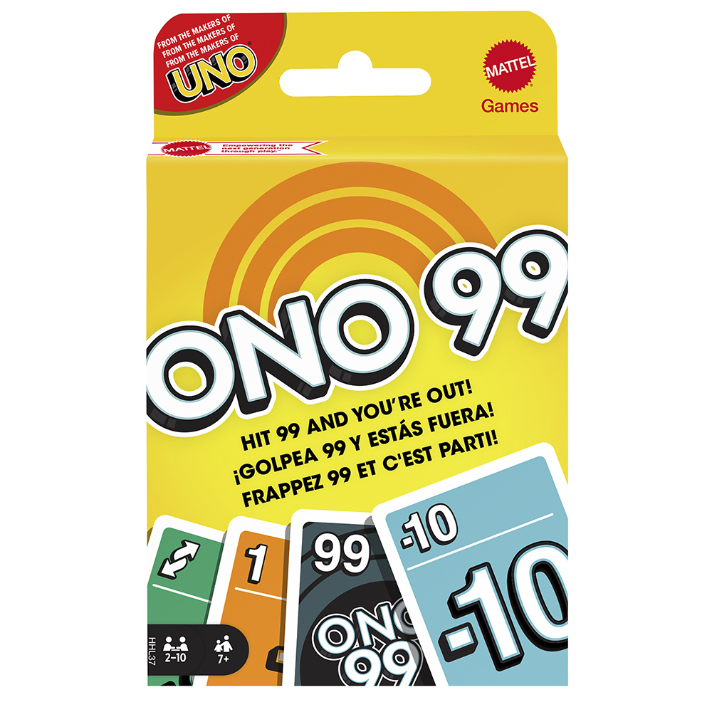 Mattel O'NO 99 遊戲卡 UNO 桌遊 正版 美泰兒