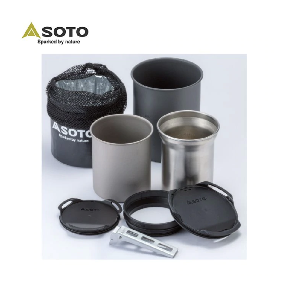 SOTO ThermoStack Cooker Combo SOD-521 雙杯連鋁鍋套裝