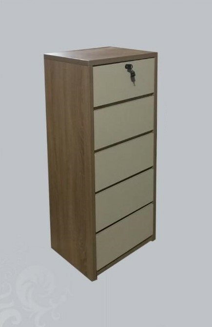 WP-08-BW5 白橡木色五桶櫃