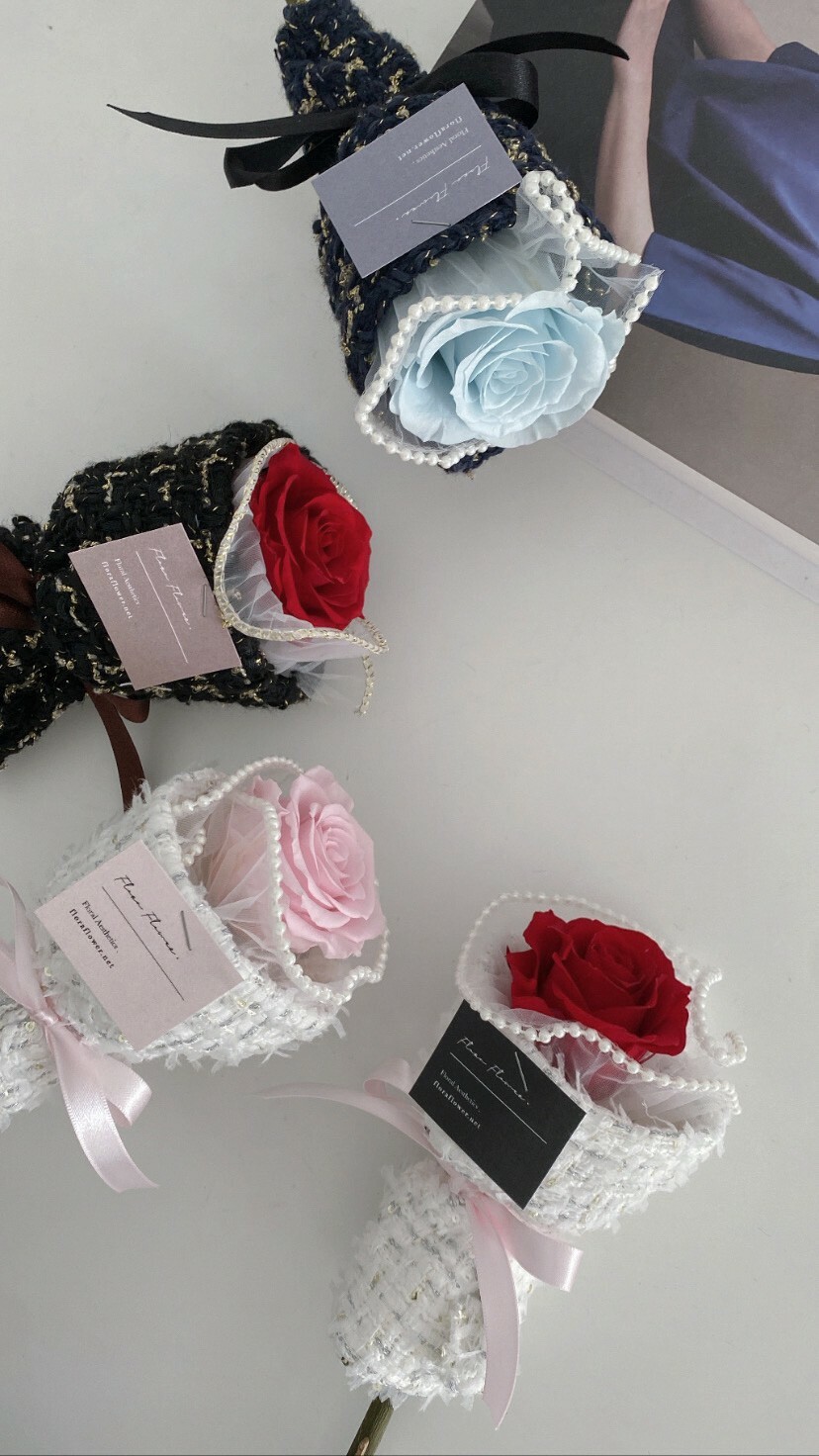 小香風永生花玫瑰