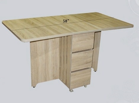 WP-015-ES32 白橡木色摺疊餐枱 雞翼枱