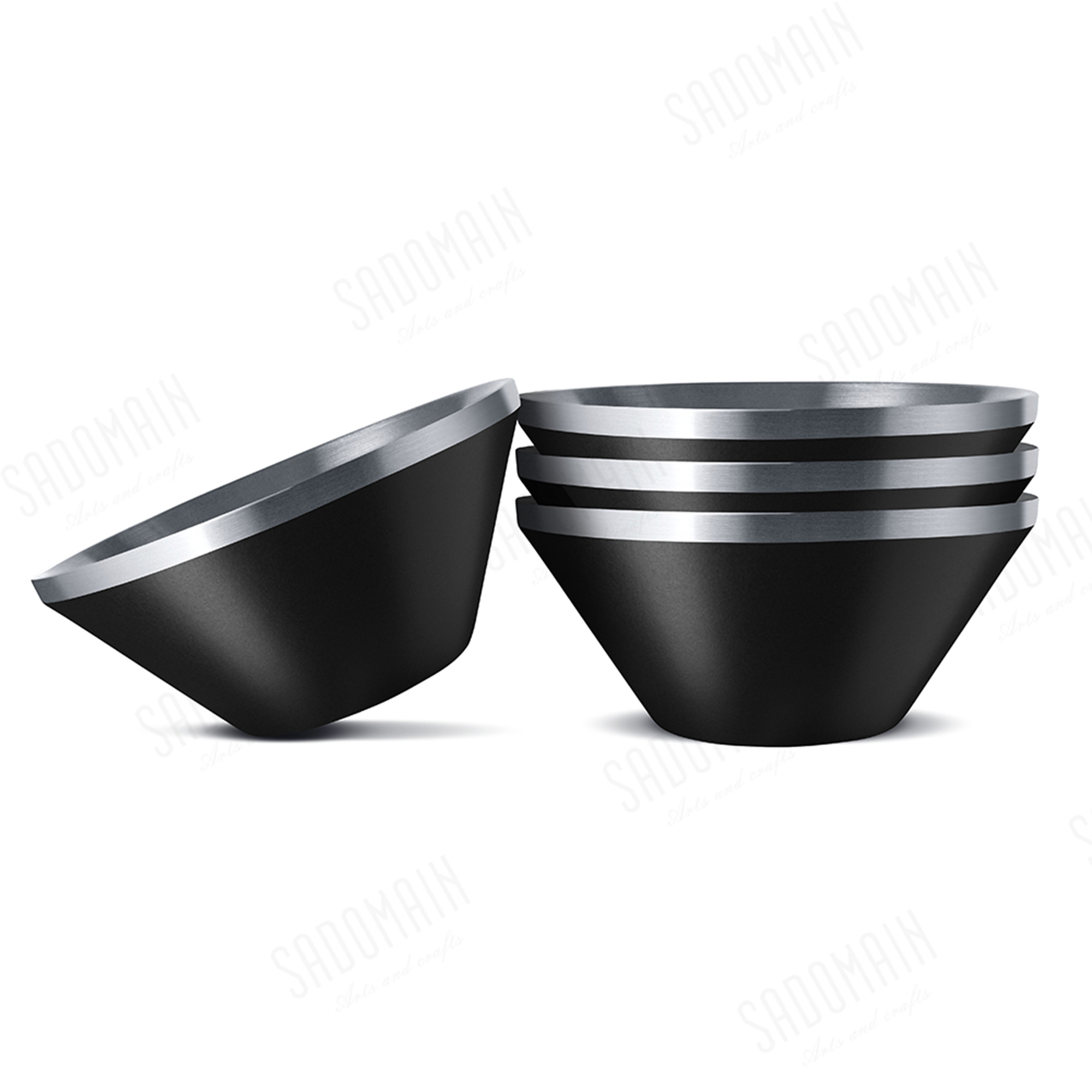 【SADOMAIN】仙德曼 雙層不鏽鋼笠形碗(4入)