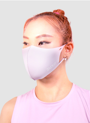 紫色透氣運動口罩