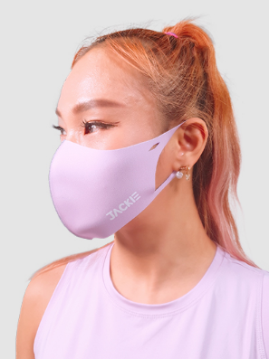 粉色透氣運動口罩