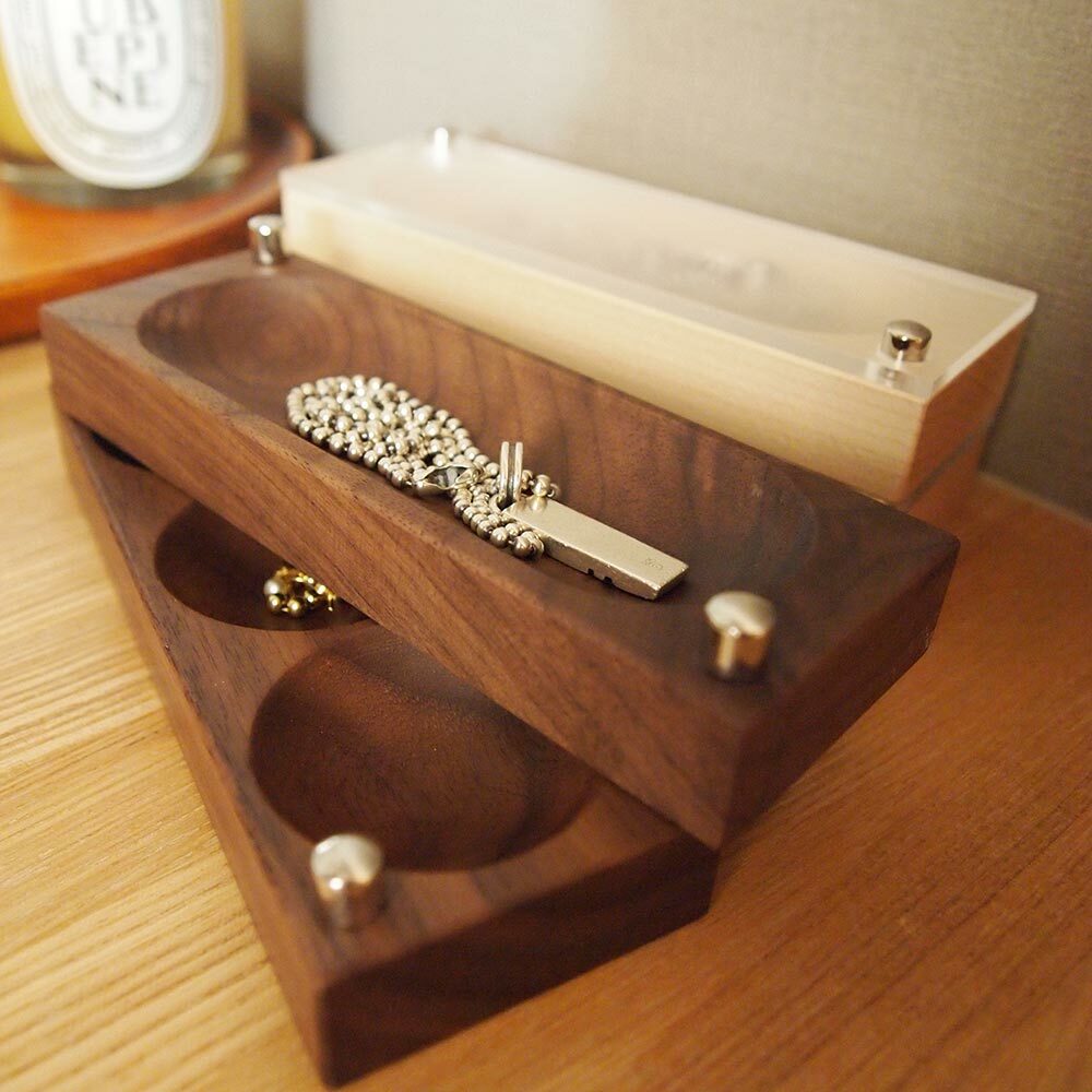 日本 HACOA｜藏心項鍊收納盒