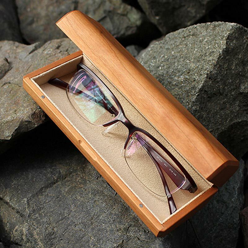 日本 HACOA｜經典原木眼鏡盒