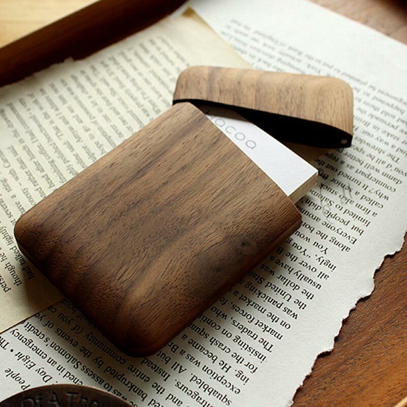 日本 HACOA｜原木紳士名片盒