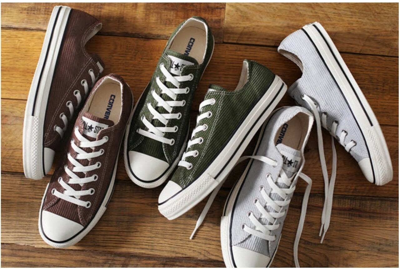 CONVERSE ALL STAR WASHEDCORDUROY OX KAHKI 21FW-I 燈芯絨