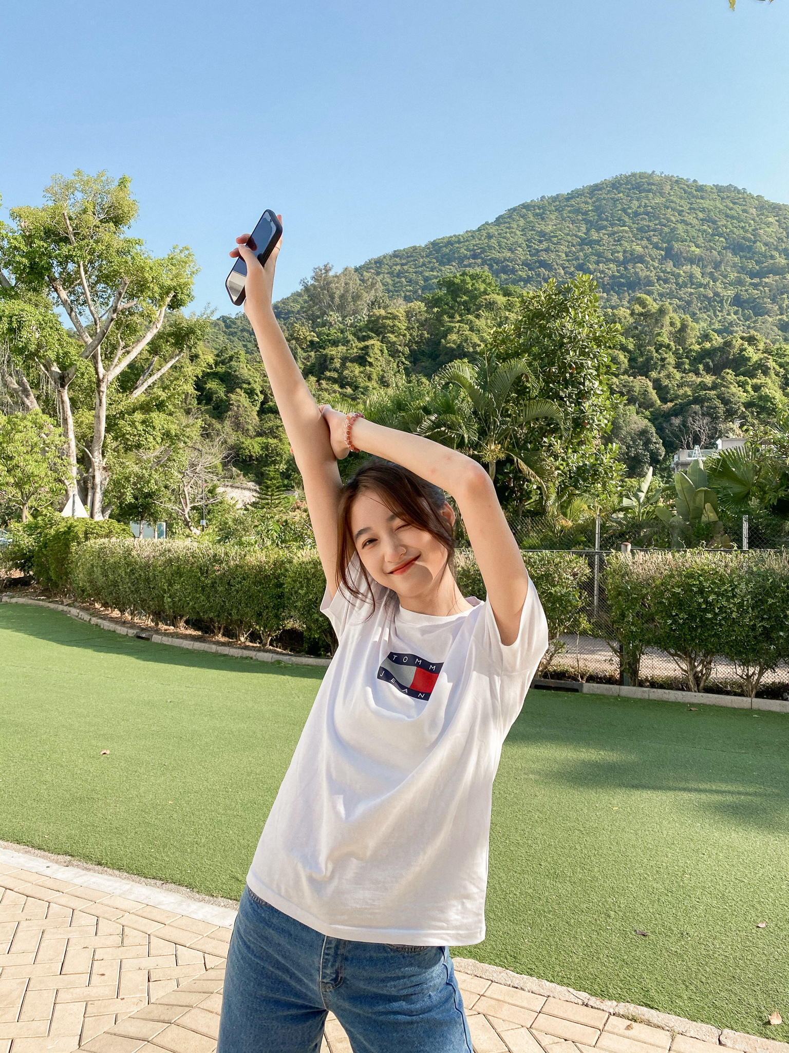 TJM Metallic Flag Tee