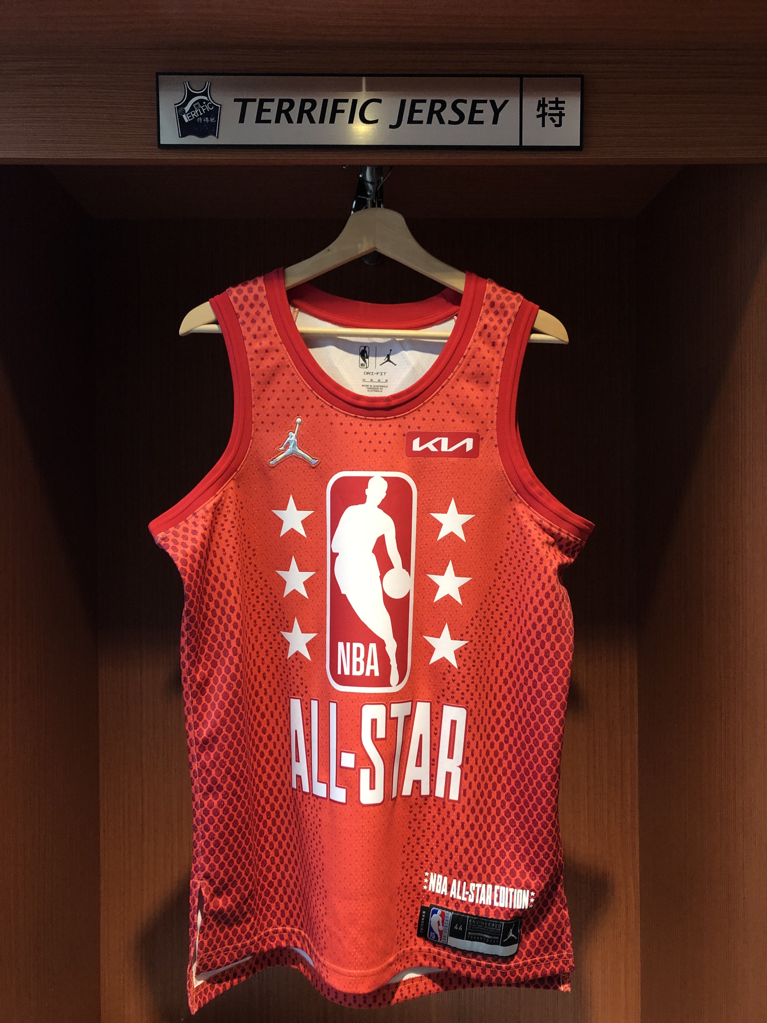 NBA球衣 Trae Young 21-22 明星賽 紅 75周年 鑽石標 All Star Jordan Swingman 球迷版 熱轉印 全新