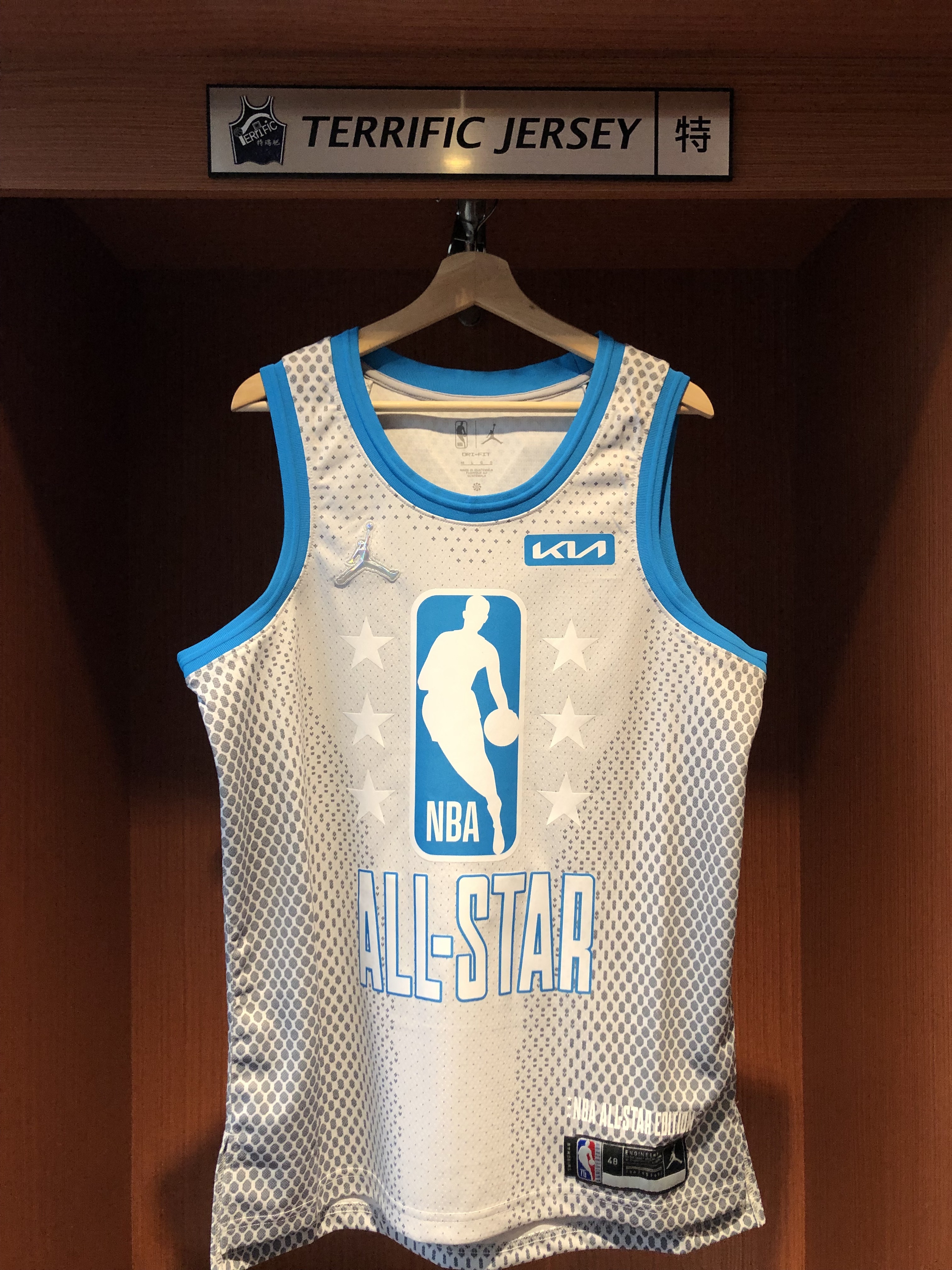 NBA球衣 Kevin Durant 21-22 明星賽 灰 75周年 鑽石標 All Star Jordan Swingman 球迷版 熱轉印 全新